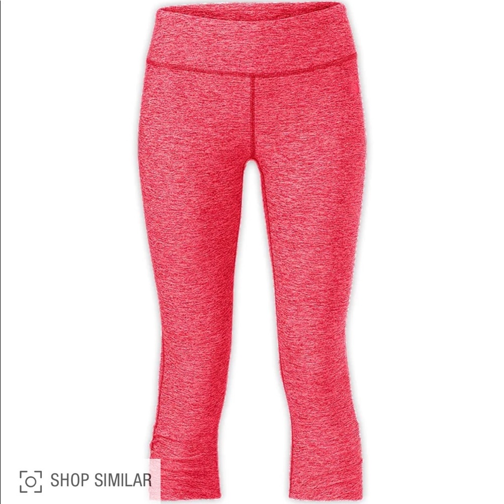 The North Face Coral Cropped Leggings W/Rushing detail Sz XS